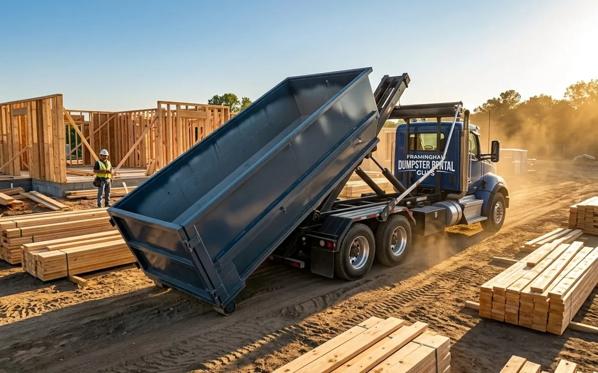 Construction Dumpster Rental in Framingham MA